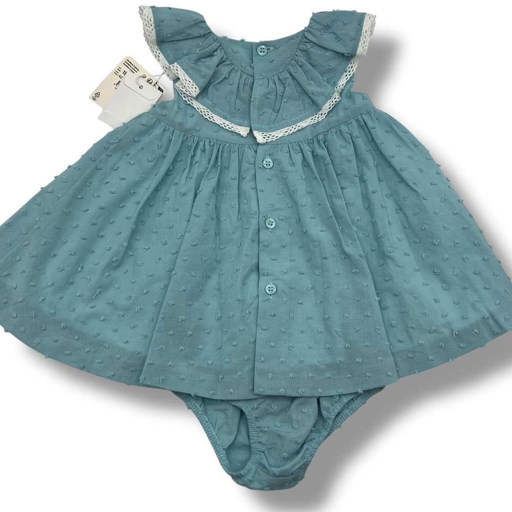 NWT Mayoral plumeti dress 4-6 months - Picture 2 of 4